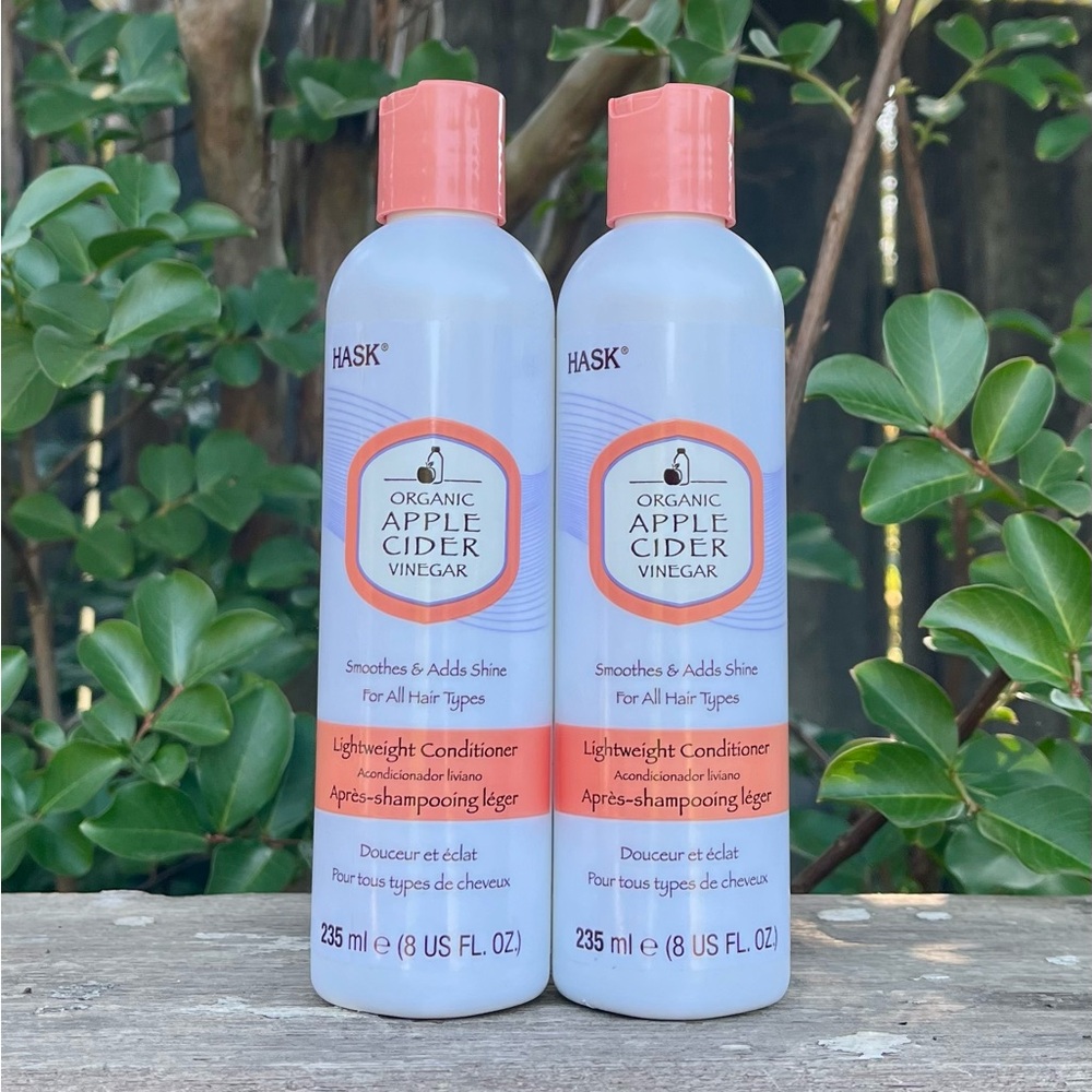 2 Hask Organic Apple Cider Vinegar Lightweight Conditioners